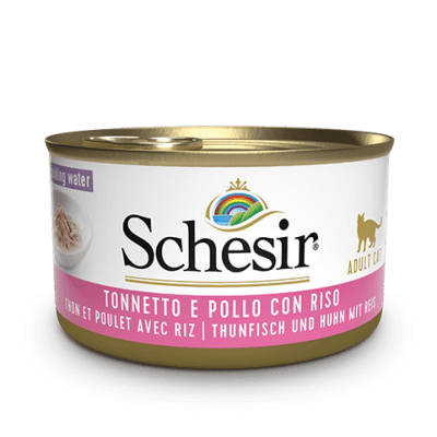Schesir Gatto Tonnetto Pollo e Riso 85gr Schesir Gatto Tonnetto Pollo e Riso 85gr